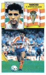 Cromo Narciso - Liga Spagnola 1990-1991
 - Colecciones ESTE