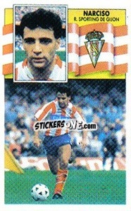 Sticker Narciso - Liga Spagnola 1990-1991
 n. 155 - Colecciones ESTE
