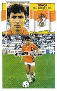 Cromo Novoa - Liga Spagnola 1990-1991
 - Colecciones ESTE