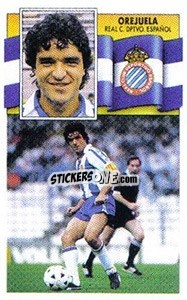 Sticker Orejuela - Liga Spagnola 1990-1991
 - Colecciones ESTE
