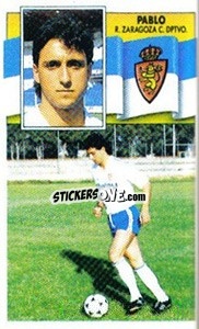 Sticker Pablo - Liga Spagnola 1990-1991
 - Colecciones ESTE