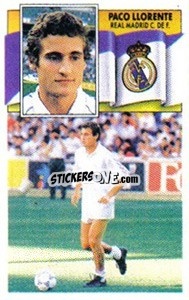 Sticker Paco Llorente - Liga Spagnola 1990-1991
 - Colecciones ESTE
