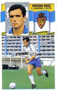 Cromo Pascual Sanz - Liga Spagnola 1990-1991
 - Colecciones ESTE