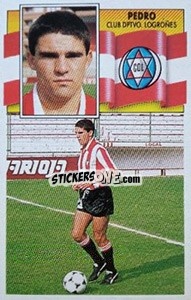 Sticker Pedro - Liga Spagnola 1990-1991
 n. 171 - Colecciones ESTE