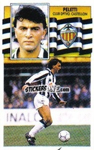Cromo Peletti - Liga Spagnola 1990-1991
 - Colecciones ESTE