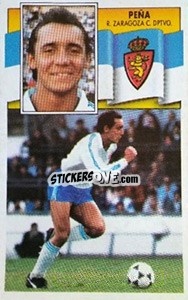 Cromo Peña (con publico) - Liga Spagnola 1990-1991
 - Colecciones ESTE