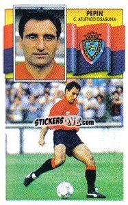Sticker Pepín - Liga Spagnola 1990-1991
 n. 247 - Colecciones ESTE