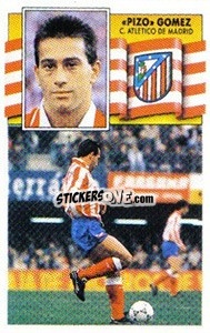 Sticker Pizo Gómez - Liga Spagnola 1990-1991
 n. 195 - Colecciones ESTE