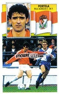 Sticker Portela - Liga Spagnola 1990-1991
 - Colecciones ESTE