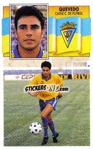 Sticker Quevedo - Liga Spagnola 1990-1991
 - Colecciones ESTE