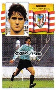 Figurina Quique - Liga Spagnola 1990-1991
 - Colecciones ESTE