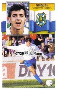 Cromo Quique II - Liga Spagnola 1990-1991
 - Colecciones ESTE