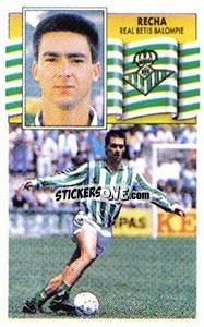 Sticker Recha - Liga Spagnola 1990-1991
 n. 35 - Colecciones ESTE