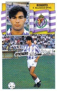 Sticker Roberto - Liga Spagnola 1990-1991
 - Colecciones ESTE