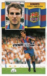 Cromo Roberto - Liga Spagnola 1990-1991
 n. 14 - Colecciones ESTE