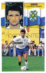 Sticker Sabou (coloca) - Liga Spagnola 1990-1991
 - Colecciones ESTE