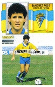 Sticker Sánchez Pose - Liga Spagnola 1990-1991
 n. 96 - Colecciones ESTE