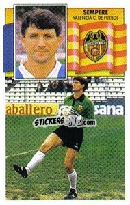 Sticker Sempere - Liga Spagnola 1990-1991
 n. 340 - Colecciones ESTE