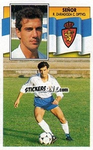 Sticker Señor - Liga Spagnola 1990-1991
 n. 386 - Colecciones ESTE