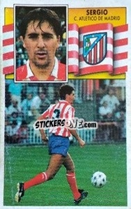 Sticker Sergio - Liga Spagnola 1990-1991
 - Colecciones ESTE