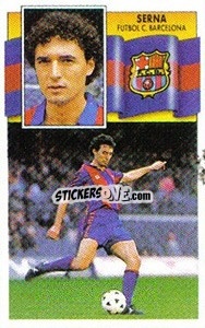 Sticker Serna - Liga Spagnola 1990-1991
 n. 9 - Colecciones ESTE