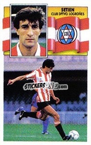 Cromo Setién - Liga Spagnola 1990-1991
 - Colecciones ESTE