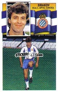 Sticker Sirakov (coloca) - Liga Spagnola 1990-1991
 n. 137 - Colecciones ESTE