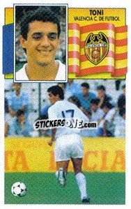 Cromo Toni - Liga Spagnola 1990-1991
 - Colecciones ESTE
