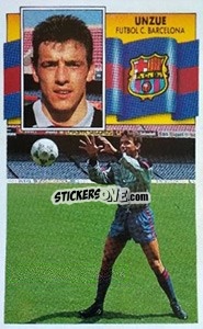 Sticker Unzue - Liga Spagnola 1990-1991
 n. 23 - Colecciones ESTE