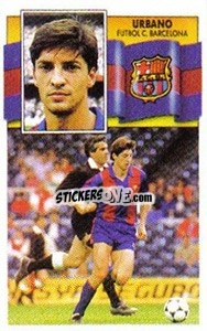 Cromo Urbano (coloca) - Liga Spagnola 1990-1991
 - Colecciones ESTE