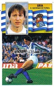 Cromo Uría - Liga Spagnola 1990-1991
 n. 310 - Colecciones ESTE