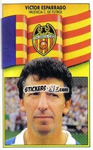 Sticker Víctor Esparrago (Entrenador) - Liga Spagnola 1990-1991
 - Colecciones ESTE