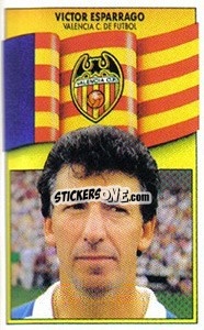 Sticker Víctor Esparrago (Entrenador) - Liga Spagnola 1990-1991
 n. 338 - Colecciones ESTE