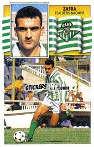 Cromo Zafra - Liga Spagnola 1990-1991
 - Colecciones ESTE