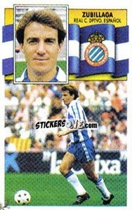 Sticker Zubillaga - Liga Spagnola 1990-1991
 - Colecciones ESTE