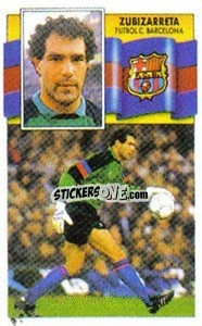 Cromo Zubizarreta - Liga Spagnola 1990-1991
 - Colecciones ESTE