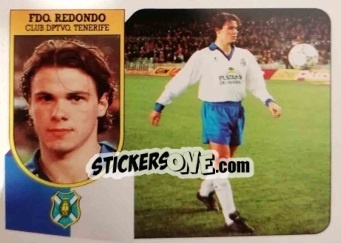 Sticker Fernando Redondo - Liga Spagnola 1991-1992
 n. 354 - Colecciones ESTE