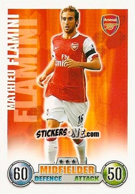 Sticker Mathieu Flamini - English Premier League 2007-2008. Match Attax - Topps