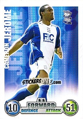 Cromo Cameron Jerome - English Premier League 2007-2008. Match Attax - Topps