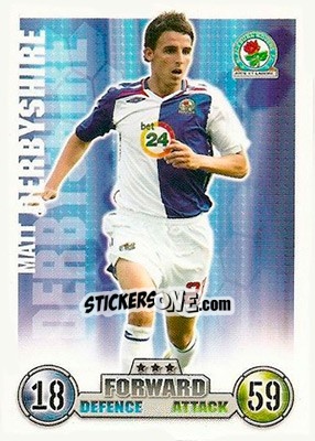 Sticker Matt Derbyshire - English Premier League 2007-2008. Match Attax n. 63 - Topps