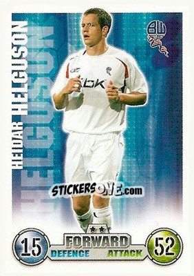 Cromo Heidar Helguson - English Premier League 2007-2008. Match Attax - Topps