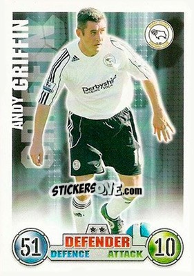 Cromo Andy Griffin - English Premier League 2007-2008. Match Attax - Topps