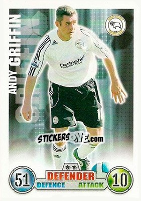 Sticker Andy Griffin - English Premier League 2007-2008. Match Attax n. 97 - Topps