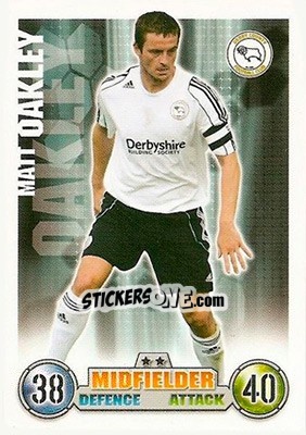 Sticker Matt Oakley - English Premier League 2007-2008. Match Attax - Topps