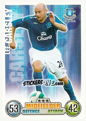 Sticker Lee Carsley - English Premier League 2007-2008. Match Attax - Topps