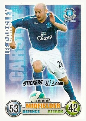 Figurina Lee Carsley - English Premier League 2007-2008. Match Attax n. 121 - Topps