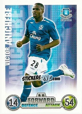 Figurina Victor Anichebe - English Premier League 2007-2008. Match Attax - Topps