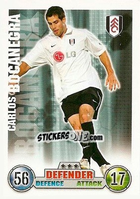 Figurina Carlos Bocanegra - English Premier League 2007-2008. Match Attax - Topps