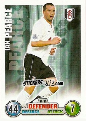 Sticker Ian Pearce - English Premier League 2007-2008. Match Attax n. 135 - Topps