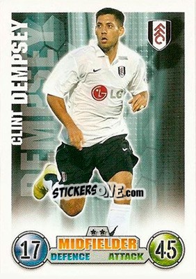 Sticker Clint Dempsey - English Premier League 2007-2008. Match Attax n. 138 - Topps